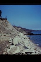 View north along the beach